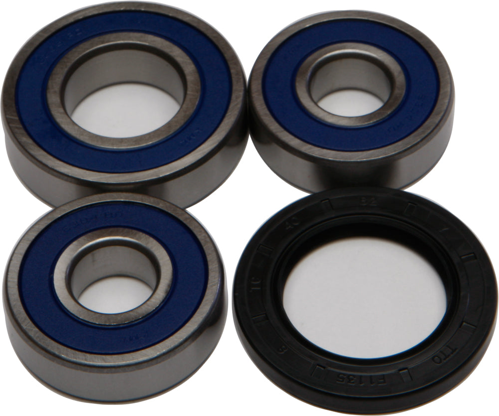 All Balls Drive Wheel Bearing and Seal Kit 22-51287, showing metal bearings and rubber seals for vehicle wheel assembly.
