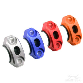 ZETA orange rotating bar clamp with adjustable arm and sturdy construction for woodworking and metalworking projects.