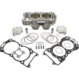 Cylinder Works engine cylinder kit for Kawasaki, includes high-compression 11.5:1 piston and matching components.