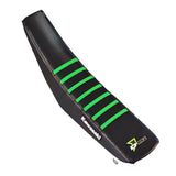 DCOR - Seat Cover Black W/Green Ribs Kaw - 862-3020126