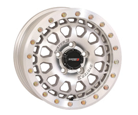System 3 SB6 BL Wheel 15x7 matte machined finish with 6+1 offset and 5/4.5 bolt pattern, shown in the image.