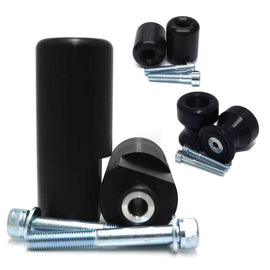 Shogun Industries Complete Slider Kit in black for vehicle body customization, featuring durable metal construction.