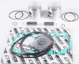 Wiseco Overbore Piston Kit SK1244 with multiple pistons and components for motorcycle or small engine rebuilds.