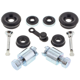 All Balls Wheel Cylinder Rebuild Kit 21-85007 for brake system, showing brake components and rebuild parts on a clean surface.