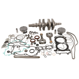 Vertex Complete Engine Rebuild Kit Pol WR00054, including engine components and parts, arranged on a plain background.