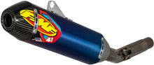 Load image into Gallery viewer, FMF Racing Ano Ti Fact-4.1 exhaust with black cap, lightweight titanium construction, designed for high-performance motorcycle riding.