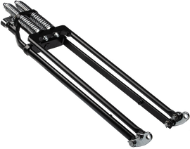 HardDrive Springer Fork Tapered Leg +6 black suspension component with tapered legs for motorcycle front suspension.