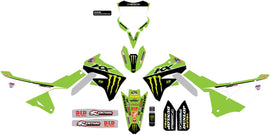 DCOR Complete Kit 22 Mek White BG with various components displayed, showcasing parts included in the kit for assembly or repair.
