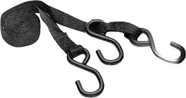 SP1 3-hook tow strap, 1 inch by 12 feet, heavy-duty tie-down strap with reinforced hooks for securing loads.