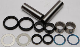 All Balls swingarm bearing kit for suspension, featuring multiple bearings and seals, shown in the image.