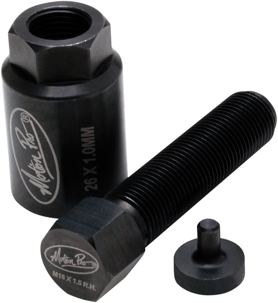Motion Pro Fly Wheel Puller for KTM 4-Stroke engines, tool used for removing fly wheels in motorcycle maintenance.