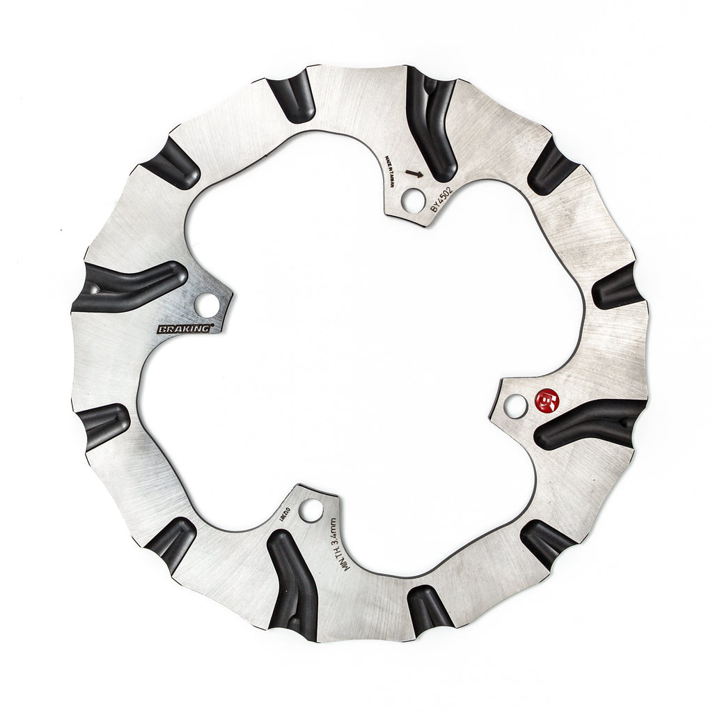 Rear Braking Batfly Rotor 32-5242 by Braking, showing the metal disc with vented design for bicycle braking system.