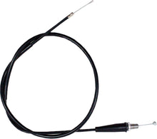 Load image into Gallery viewer, Motion Pro black vinyl throttle cable 70-2054 for motorcycle control lines, showing the cable with black vinyl coating and metal fittings.