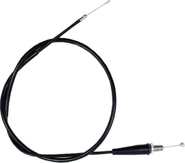 Motion Pro black vinyl throttle cable 70-2054 for motorcycle control lines, showing the cable with black vinyl coating and metal fittings.