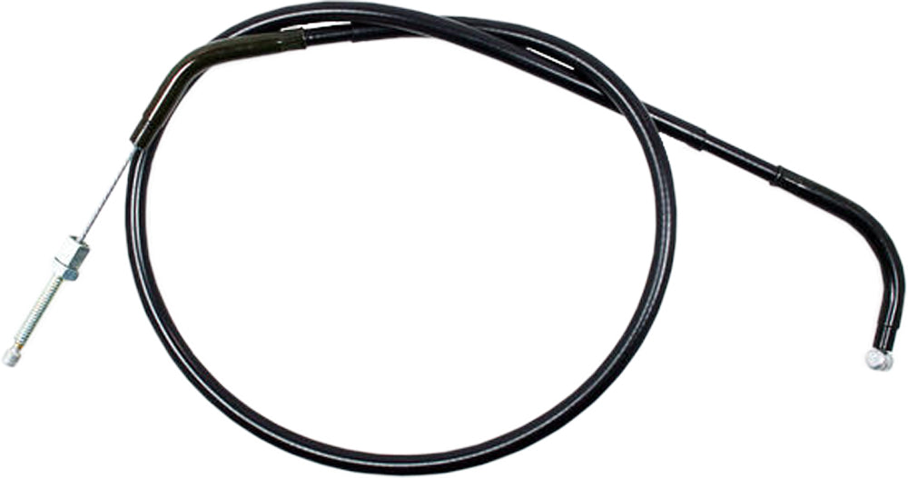Motion Pro black vinyl clutch cable 70-4190 for motorcycles, showcasing the durable cable with black vinyl coating.