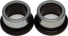 Load image into Gallery viewer, All Balls rear wheel spacer kit 22-11015 for drive system, showing four metal spacers with precise dimensions and finish.
