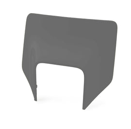 Acerbis front headlight mask Hus Grey 27267-90011, designed for motorcycle headlights, shown on a vehicle.
