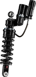 HardDrive Shicane Hlr Shock suspension with revolver feature, designed for off-road vehicles, shown in black with coil spring.