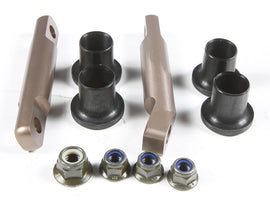 SP1 Bushing and bolt kit with metal fittings, including four bushings and bolts, for durable hardware assembly.