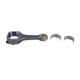 Hot Rods engine connecting rod kit Pol 421-8716 with metal rods and bearings, arranged on a white background.