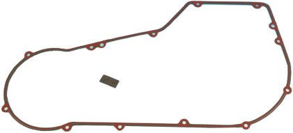 James Gasket primary cover beaded gasket for Dyna and Softail motorcycles, 5-pack, part number 60539-94, detailed close-up image.