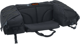 Black Kolpin Matrix Seat Bag for luggage storage, featuring durable fabric and compact design for versatile outdoor use.