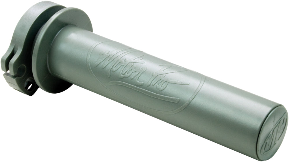 Motion Pro Titan throttle tube for motorcycle throttle assembly, featuring durable metal construction and ergonomic design.