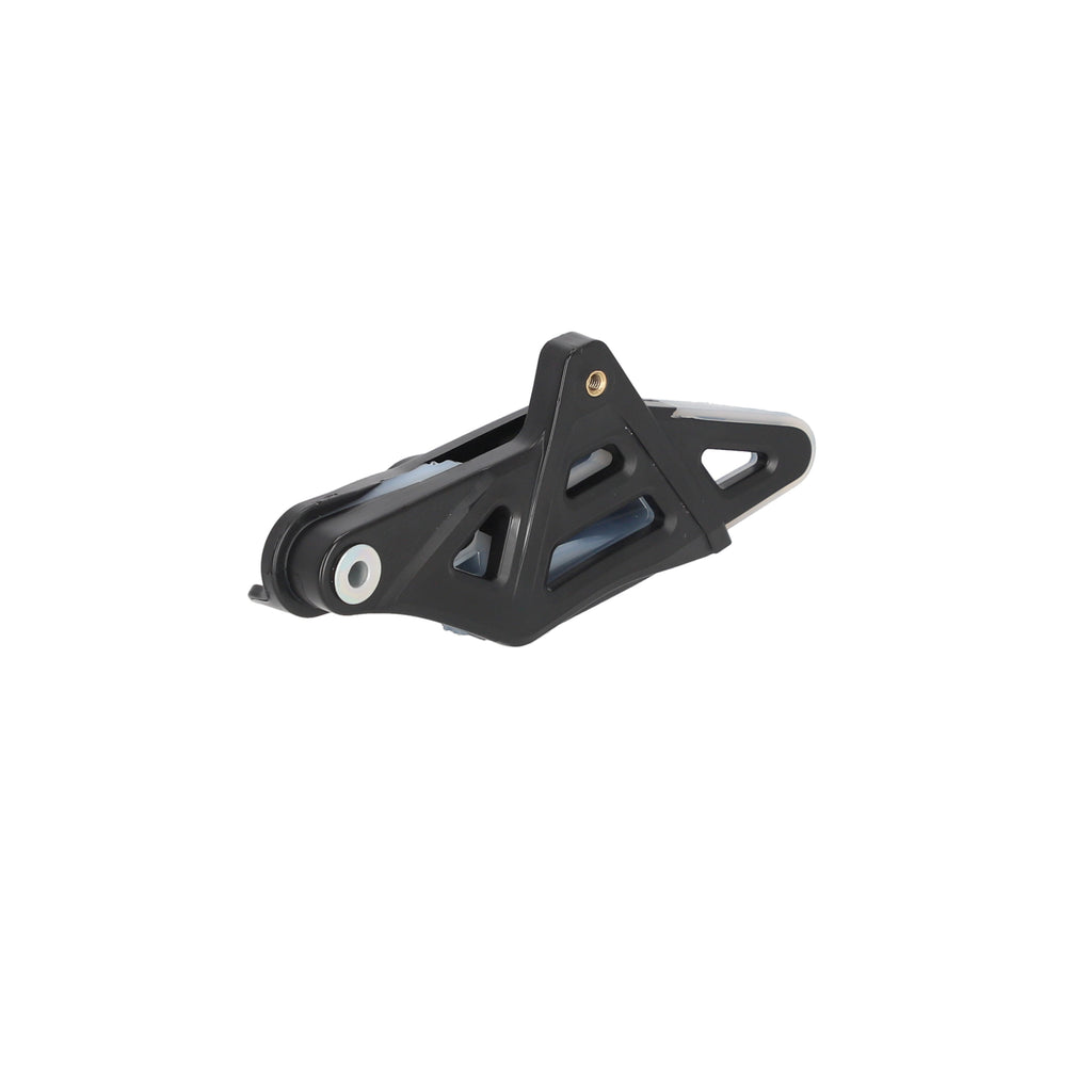Acerbis black chain guide for gas, Husqvarna, KTM motorcycles, featuring durable construction and mounting points.
