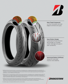 Tire Battlax Hypersport S23 Fr 120/70zr17 58w Radial Tl