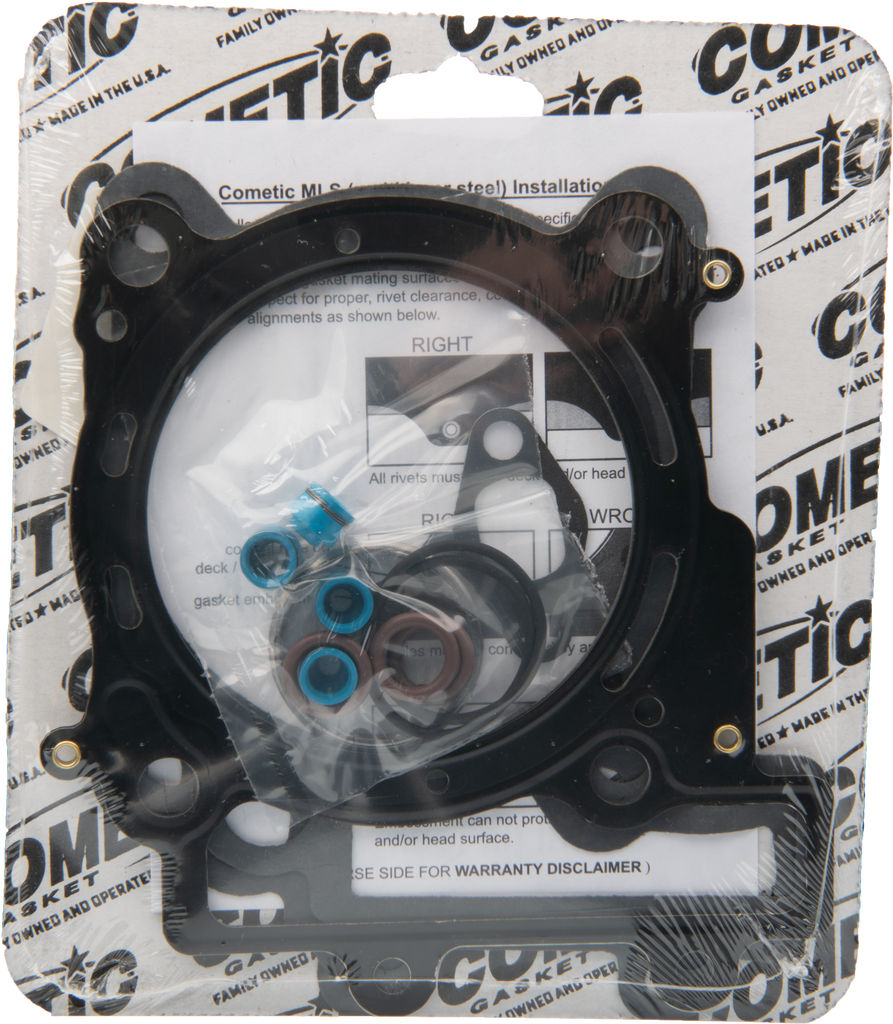 Cometic Top End Gasket Kit for engine, 85mm size, includes gaskets and seals, designed for automotive engine repairs