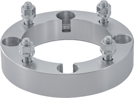 Open Trail 1.5-inch wheel spacer for 4/110 stud pattern, 10mm x 1.25mm bolt size, used to widen vehicle wheel stance