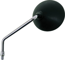Load image into Gallery viewer, Right side motorcycle mirror by Emgo, model 56-9858, featuring a sleek design and reflective glass for optimal rear visibility.