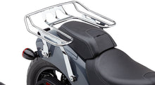 Load image into Gallery viewer, Cobra Detach Big-A wrap-around chrome body rack for 22-25 personnel, featuring sturdy design and polished chrome finish.