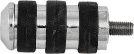 HardDrive Comfort Ride Style Shift Peg with 1/2 inch short stud, foot control for motorcycle, shown in black finish.