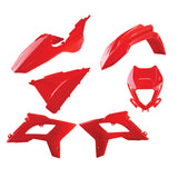 Polisport Plastics Restyle Kit W/Mask Beta Red 64-91075