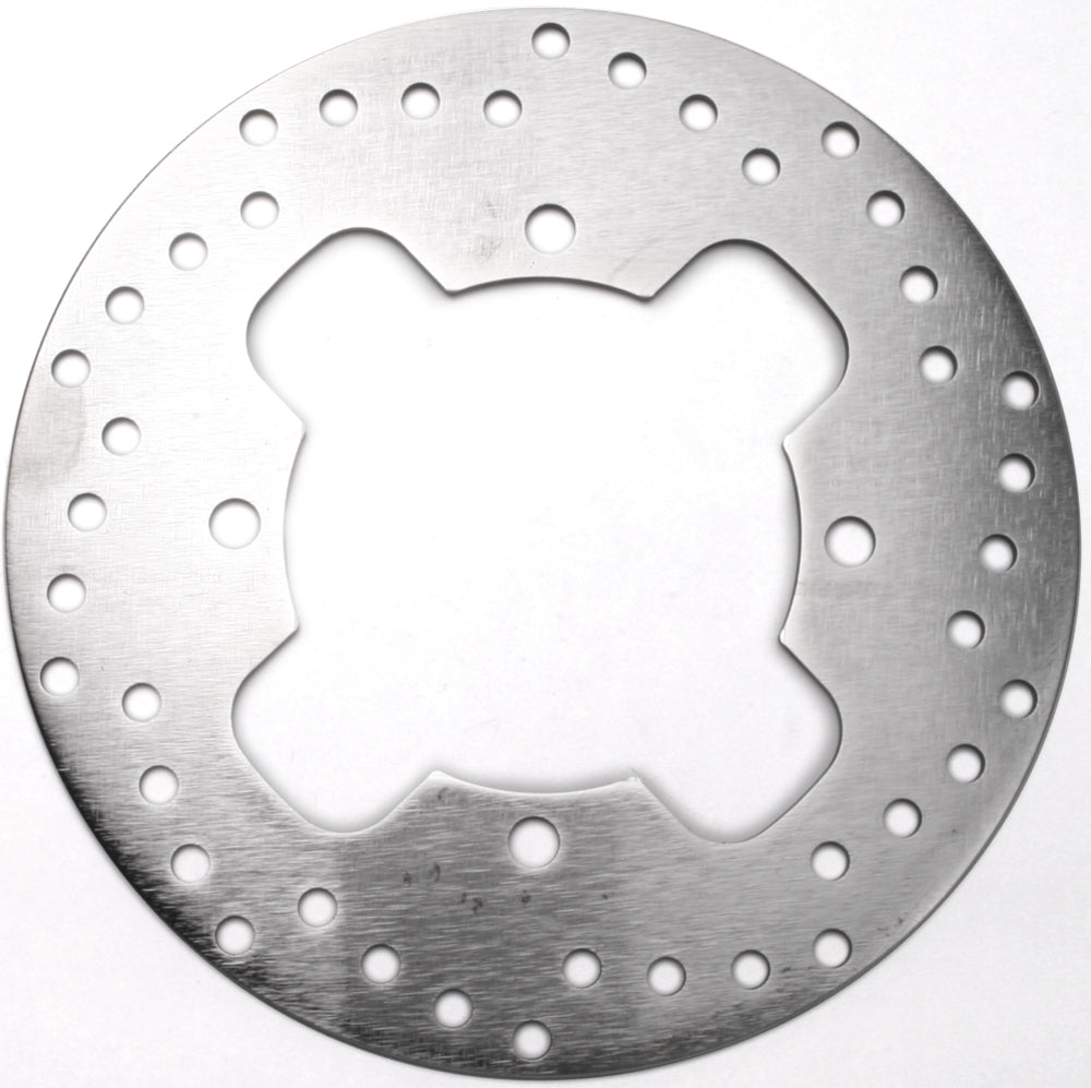 EBC Motorcycle Brakes standard rotor 15-6164 shown with detailed metal surface and mounting holes for motorcycle brake system.