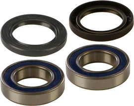 All Balls Drive Wheel Bearing and Seal Kit 22-51313 with various bearings and seals laid out on a white background.
