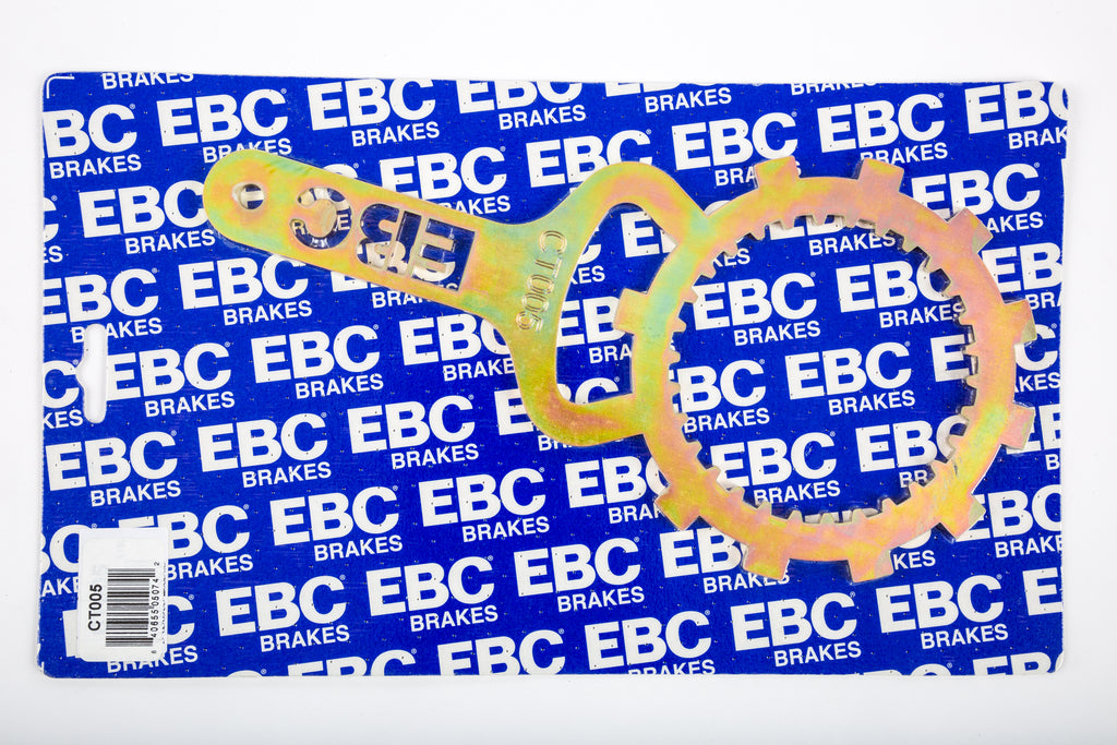 EBC Motorcycle Brakes clutch basket holder tool, metal tool for motorcycle clutch assembly and maintenance.