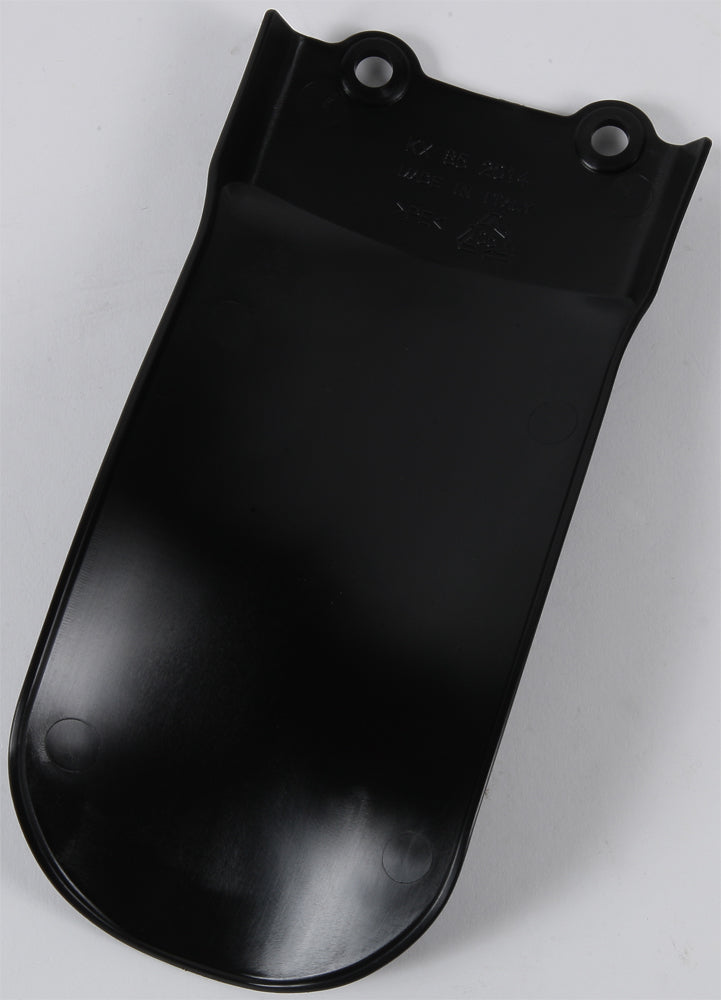 Acerbis black airbox mud flap for motorcycle, featuring durable plastic construction and brand logo detail.
