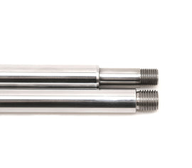 Hygear Suspension shock shaft Fox A-C Pol 1/2 inch x 5.85 inches, showing a metal shock shaft with mounting ends.