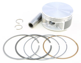 Vertex cast piston kit for Yamaha 175 engine, includes piston with 100.95mm size and +1.00mm overbore, high-performance engine component.