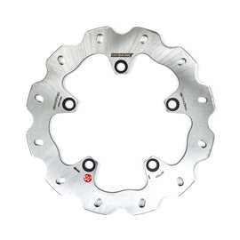 Rear Braking Racing Rotor by Braking, model 32-7524, shown in the image with detailed vented design and mounting holes.