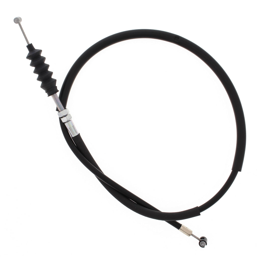 All Balls clutch cable 24-52105 for motorcycle, showing the durable hydraulic control line with metal fittings.