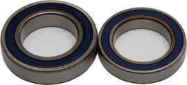 All Balls drive wheel bearing and seal kit 22-51146, showing metal bearings, rubber seals, and packaging for motorcycle or vehicle repair
