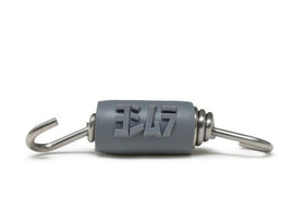 Yoshimura exhaust spring, 2.3-inch length, for motorcycle exhaust systems, shown in a close-up image with metal spring details.
