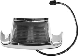 HardDrive rear fender tip light with smoked lens for truck, showcasing the illuminated light assembly on a vehicle.