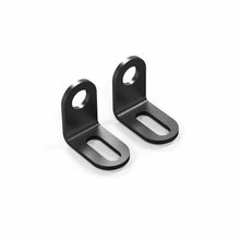 Load image into Gallery viewer, Pair of black RIZOMA turn signal mounting kits for rear, featuring sturdy brackets for motorcycle turn signals.