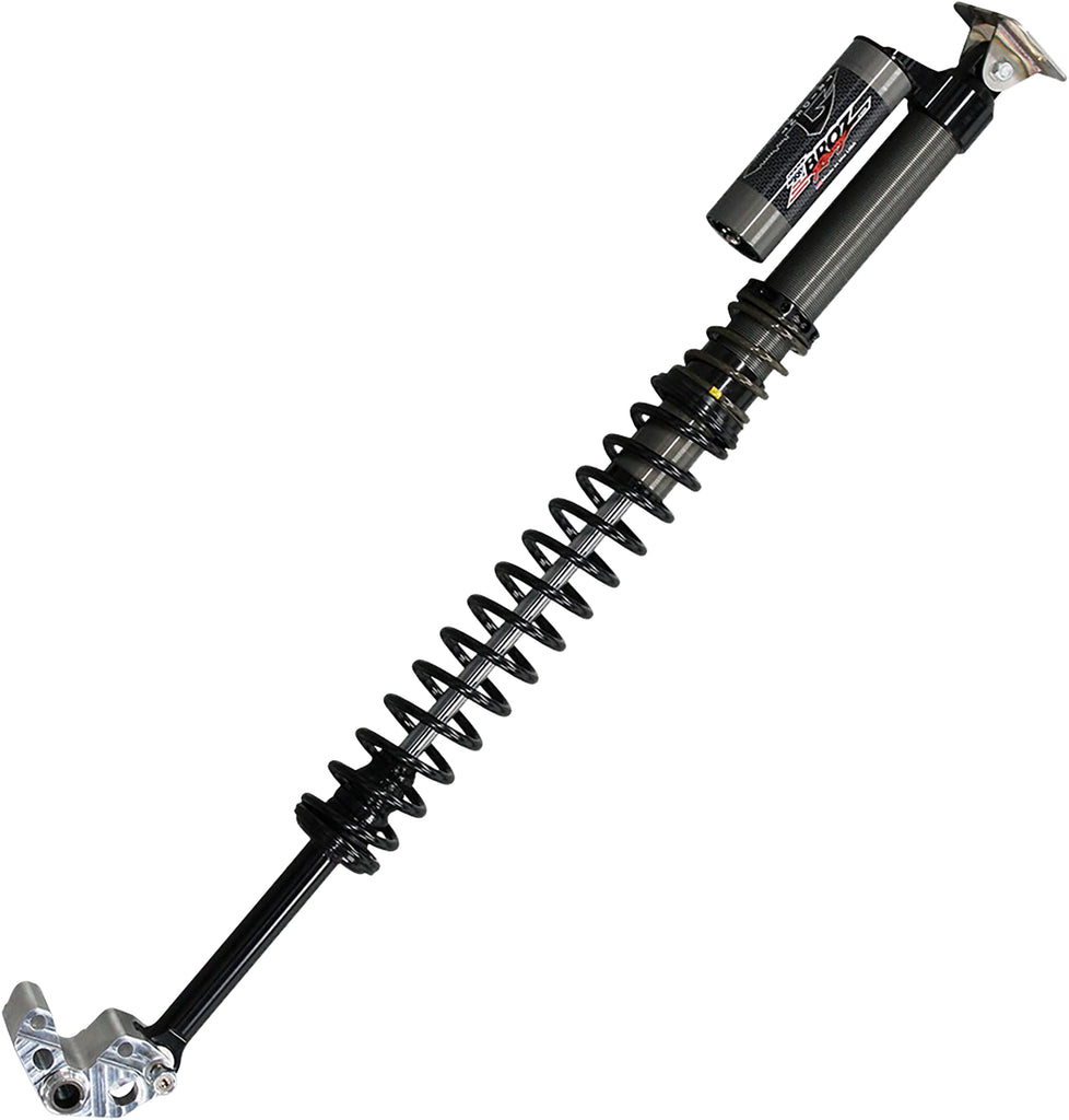 Z Broz Racing Trident Shock suspension component showing the shock absorber with branding and mounting details.