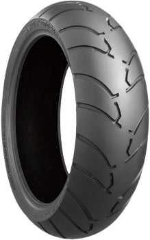 Bridgestone Battlax BT028-G rear motorcycle tire 200/50R18 radial tire with 76V load capacity, shown on a motorcycle wheel.
