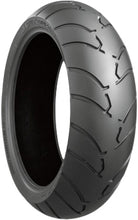 Load image into Gallery viewer, Bridgestone Battlax BT028-G rear motorcycle tire 200/50R18 radial tire with 76V load capacity, shown on a motorcycle wheel.